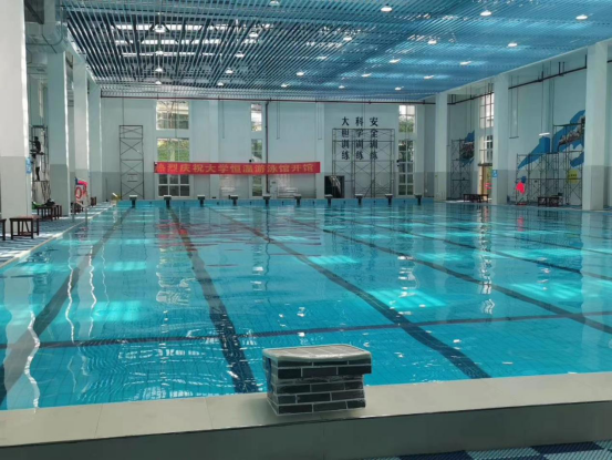 After using dehumidification heat pump, the swimming pool environment is fresh and comfortable After using dehumidification heat pump, the swimming pool environment is fresh and comfortable