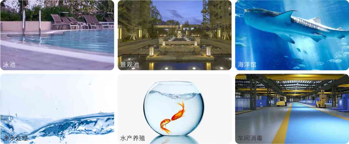 AQUA愛克臭氧發生器AO系列應用領域 AQUA愛克臭氧發生器AO系列應用領域